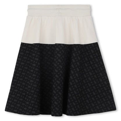 Falda Midi Monograma Golden Touch