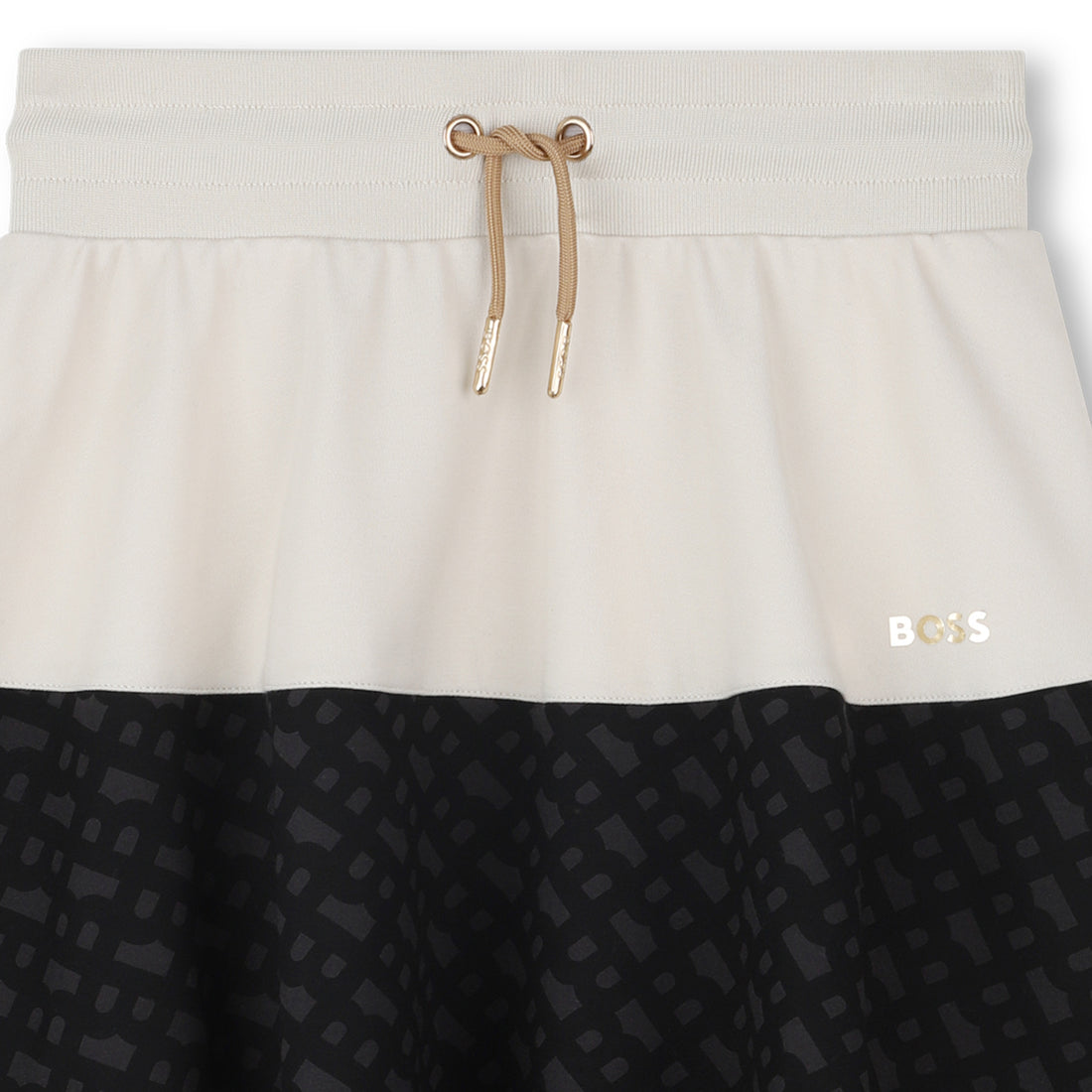 Falda Midi Monograma Golden Touch