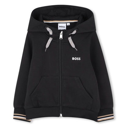 Cárdigan Hooded Negro Icónico