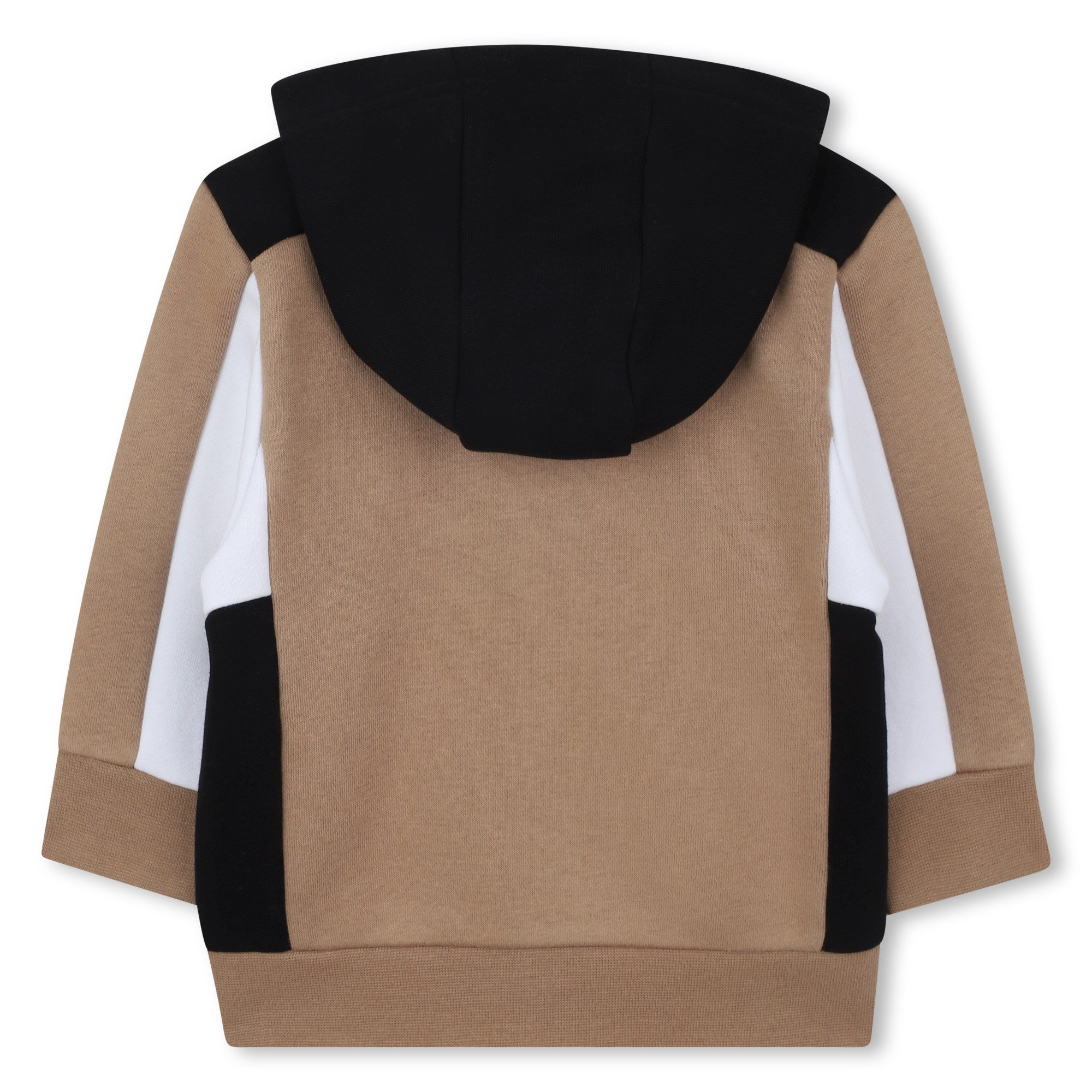 Cárdigan Hooded Camel Bloques