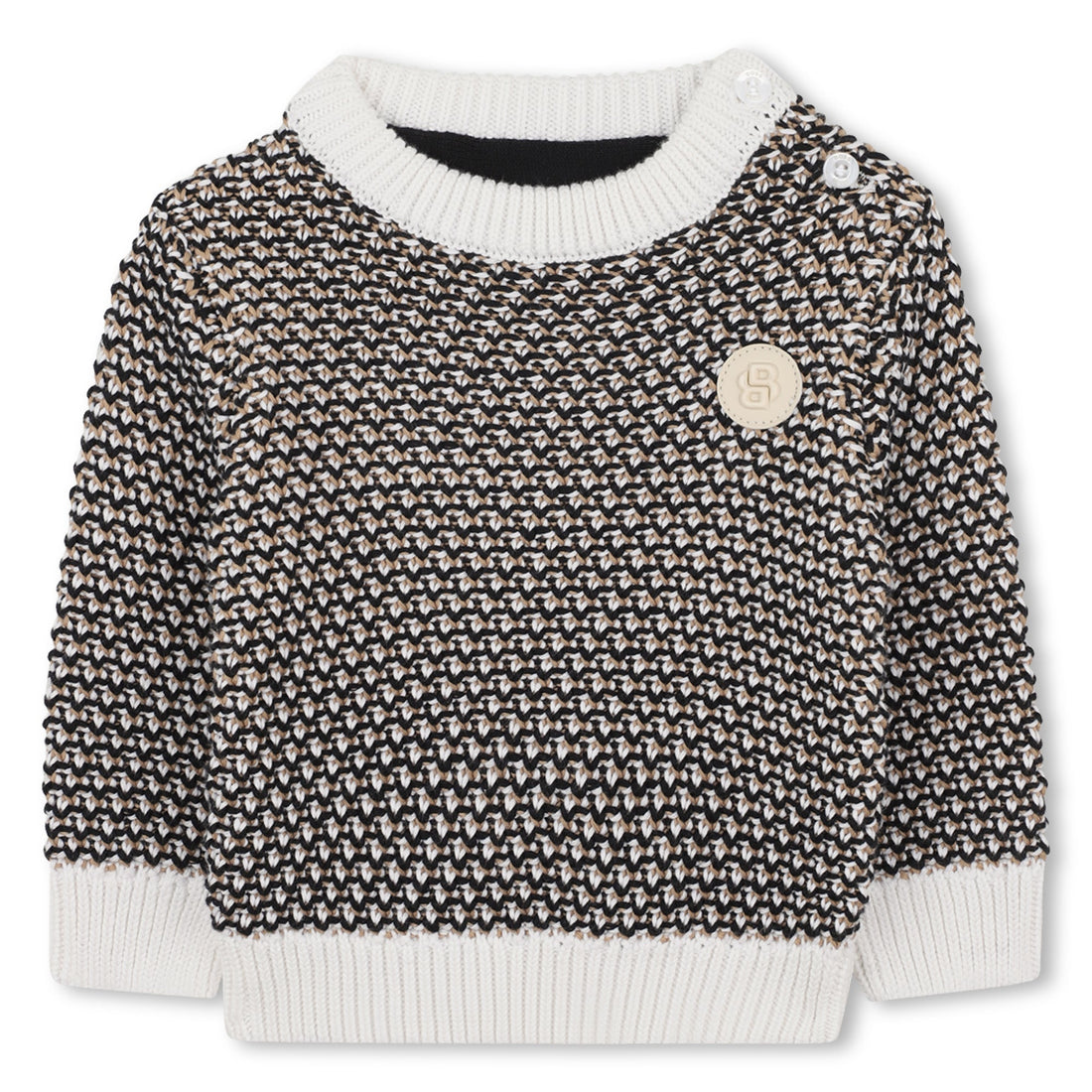 Sweater Tricolor Icónico Doble B