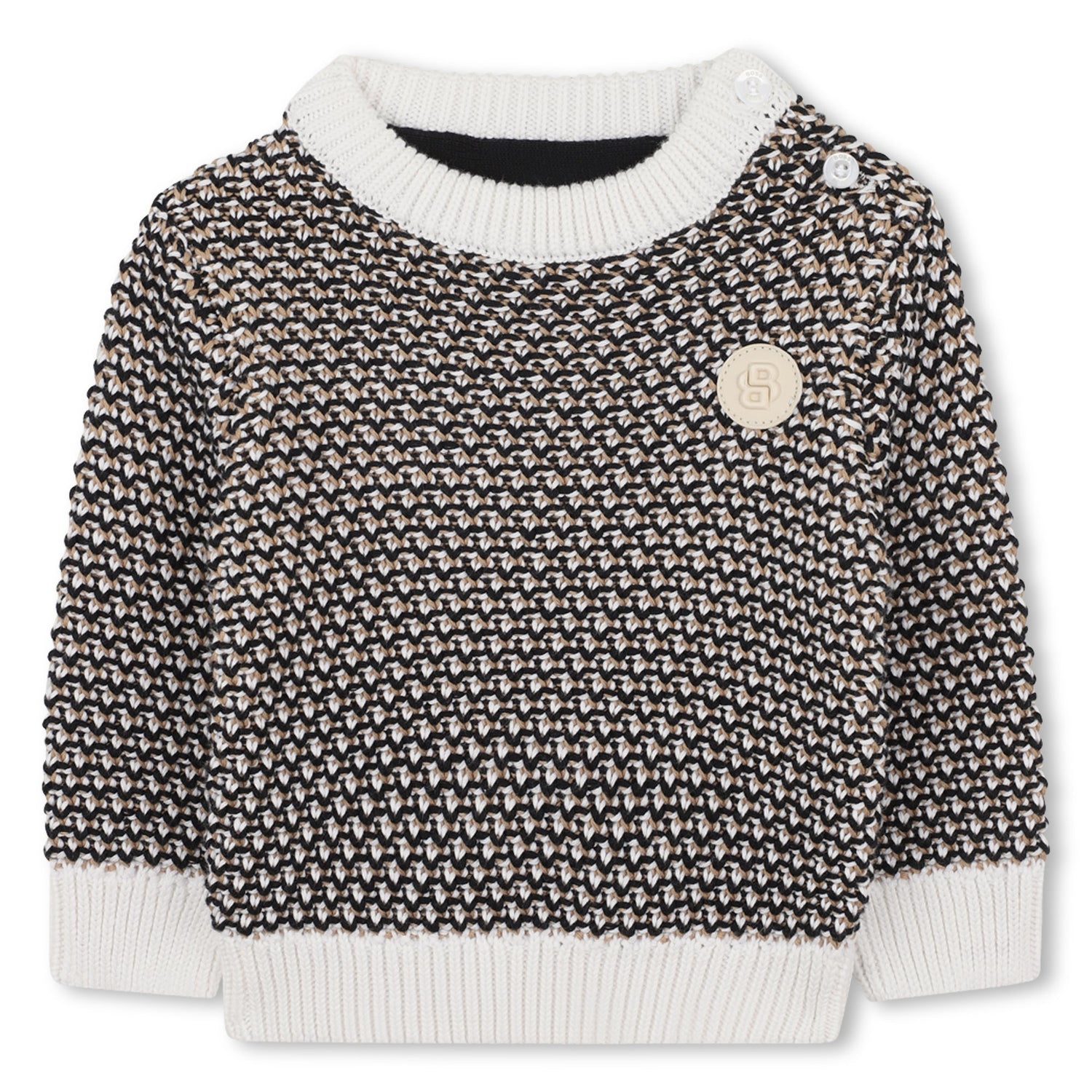 Sweater Tricolor Icónico Doble B