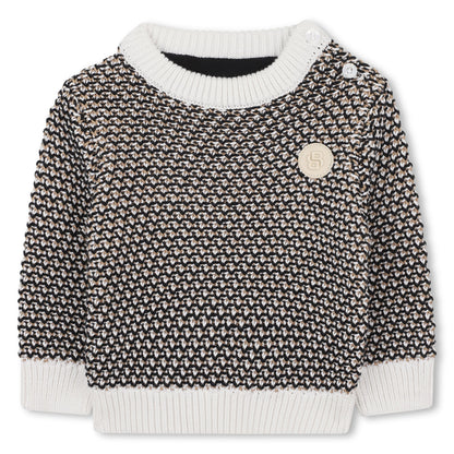 Sweater Tricolor Icónico Doble B