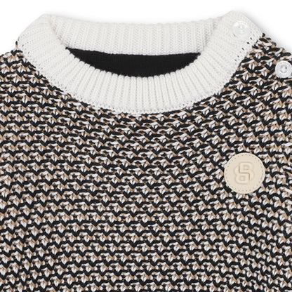 Sweater Tricolor Icónico Doble B