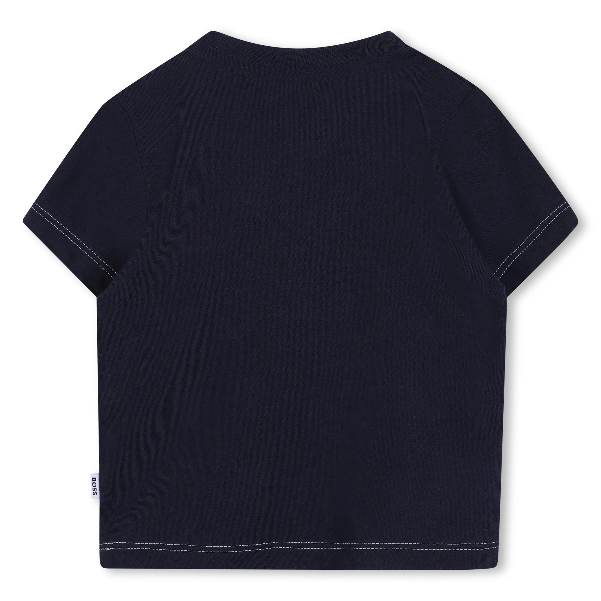 Camiseta Ilustración Azul Algodón