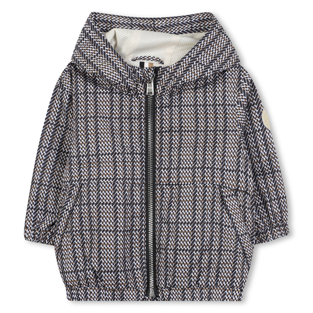 Cortavientos Hooded Estampado Integral