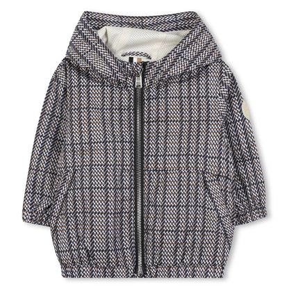 Cortavientos Hooded Estampado Integral