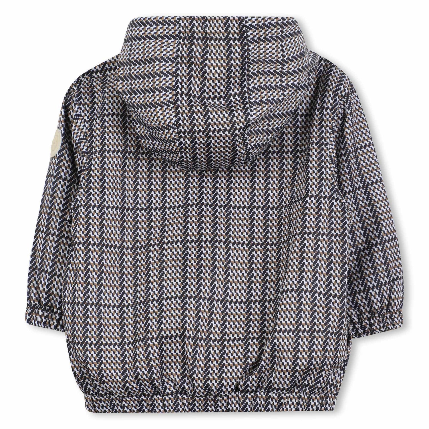 Cortavientos Hooded Estampado Integral