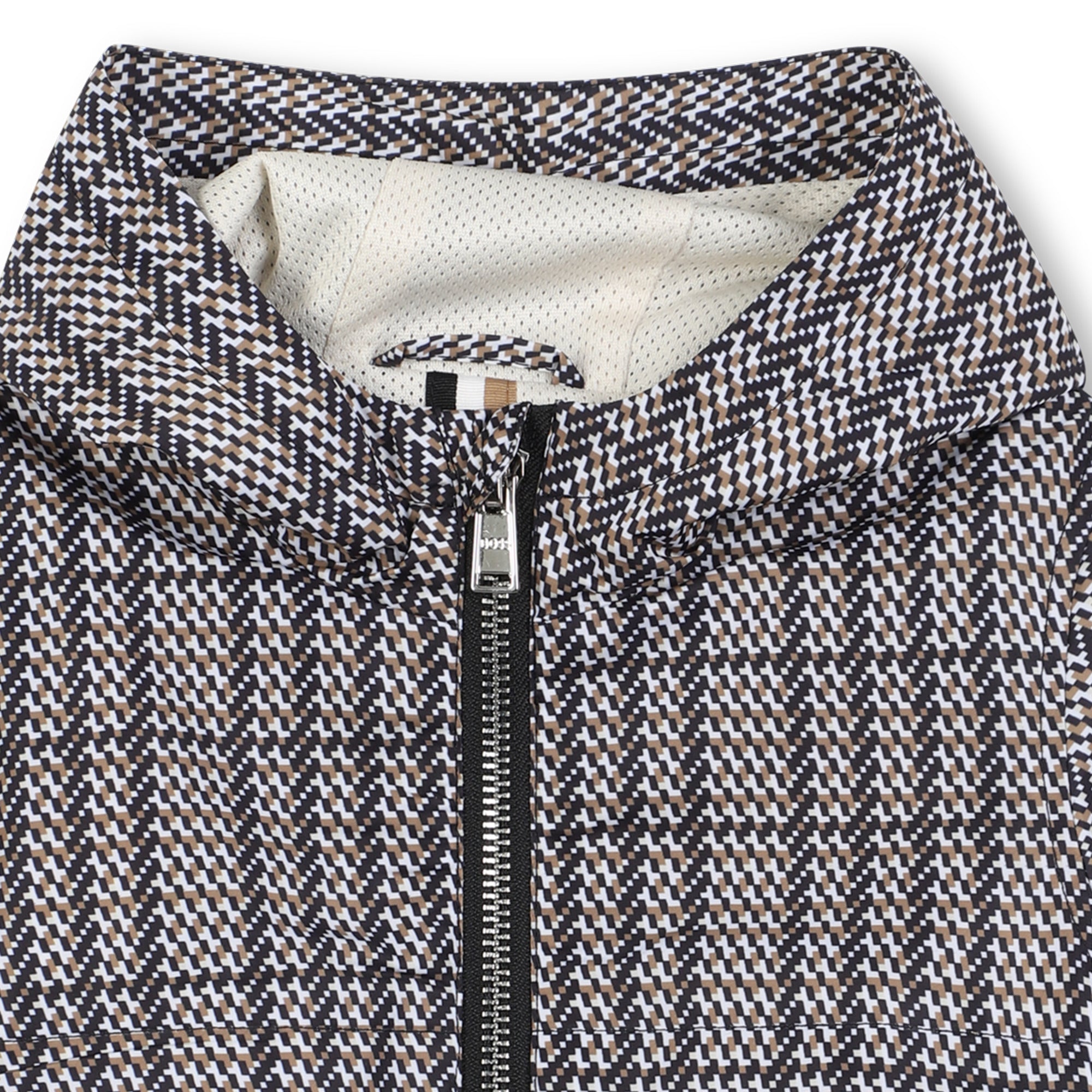 Cortavientos Hooded Estampado Integral