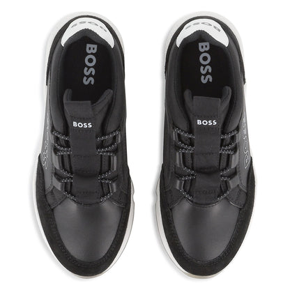 Sneakers Cierre Elástico Negro