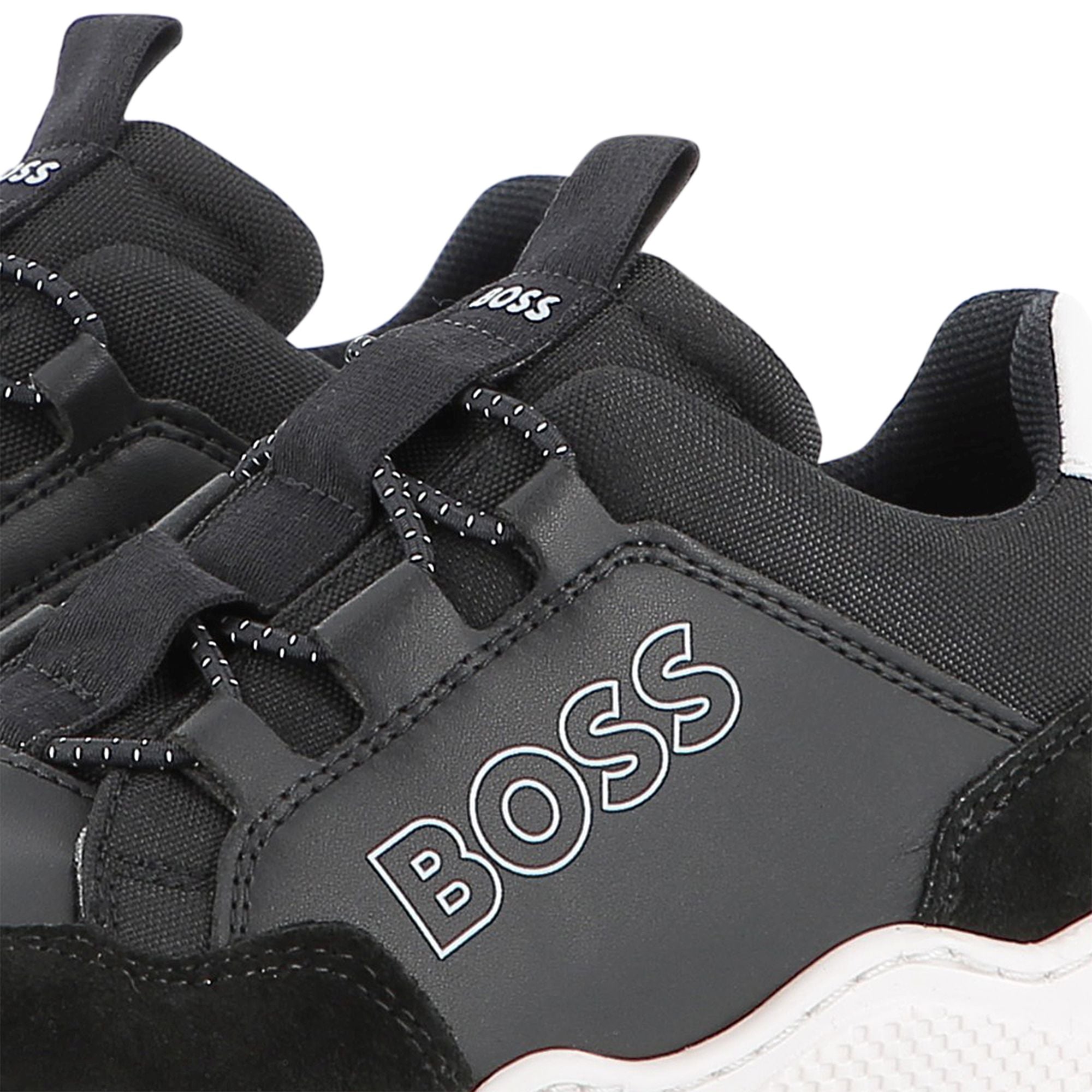 Sneakers Cierre Elástico Negro