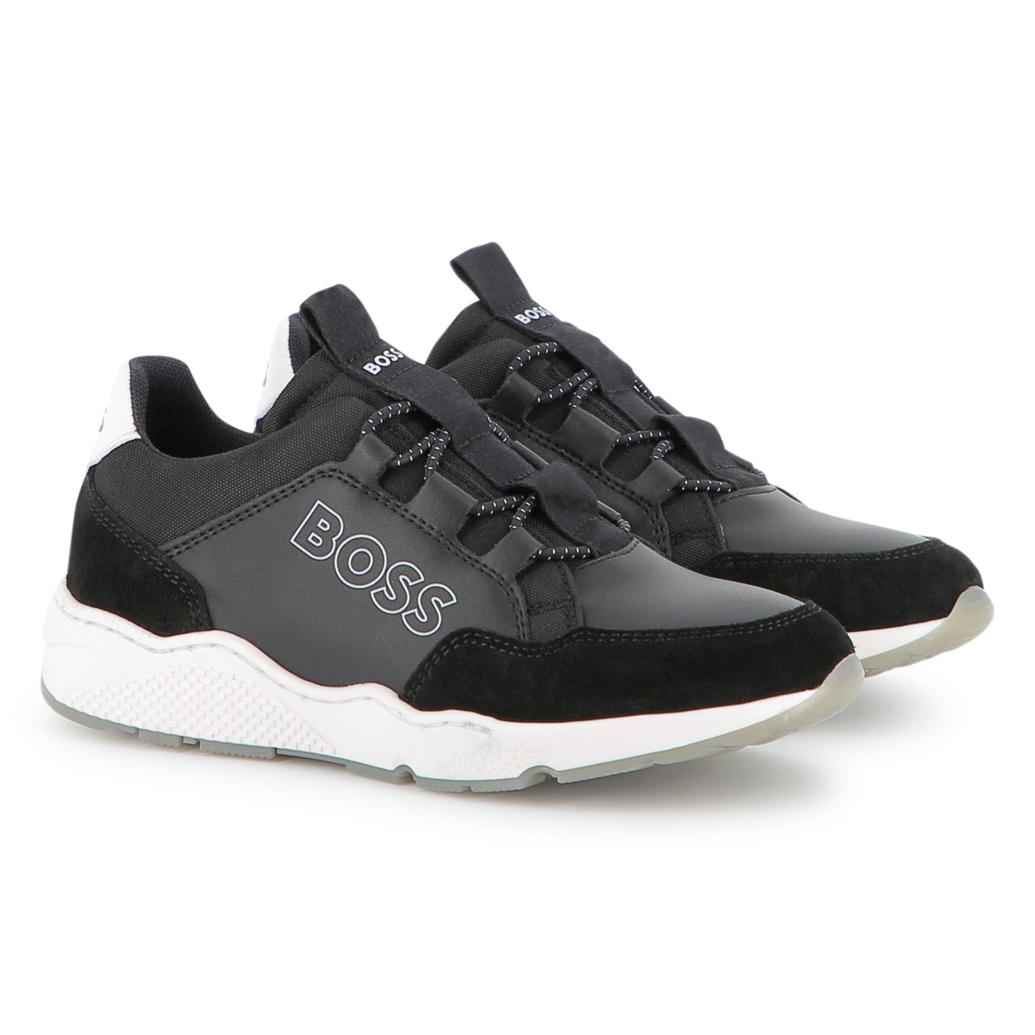 Sneakers Cierre Elástico Negro