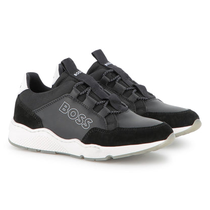 Sneakers Cierre Elástico Negro