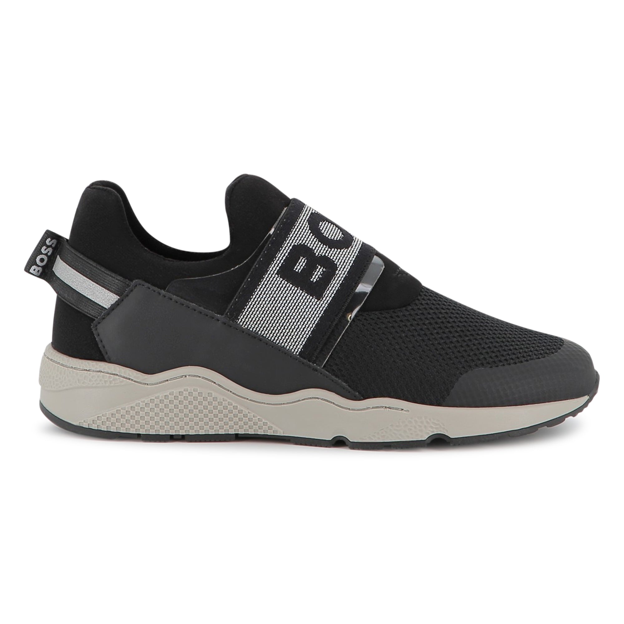 Sneakers Deportivas Elástico Negro