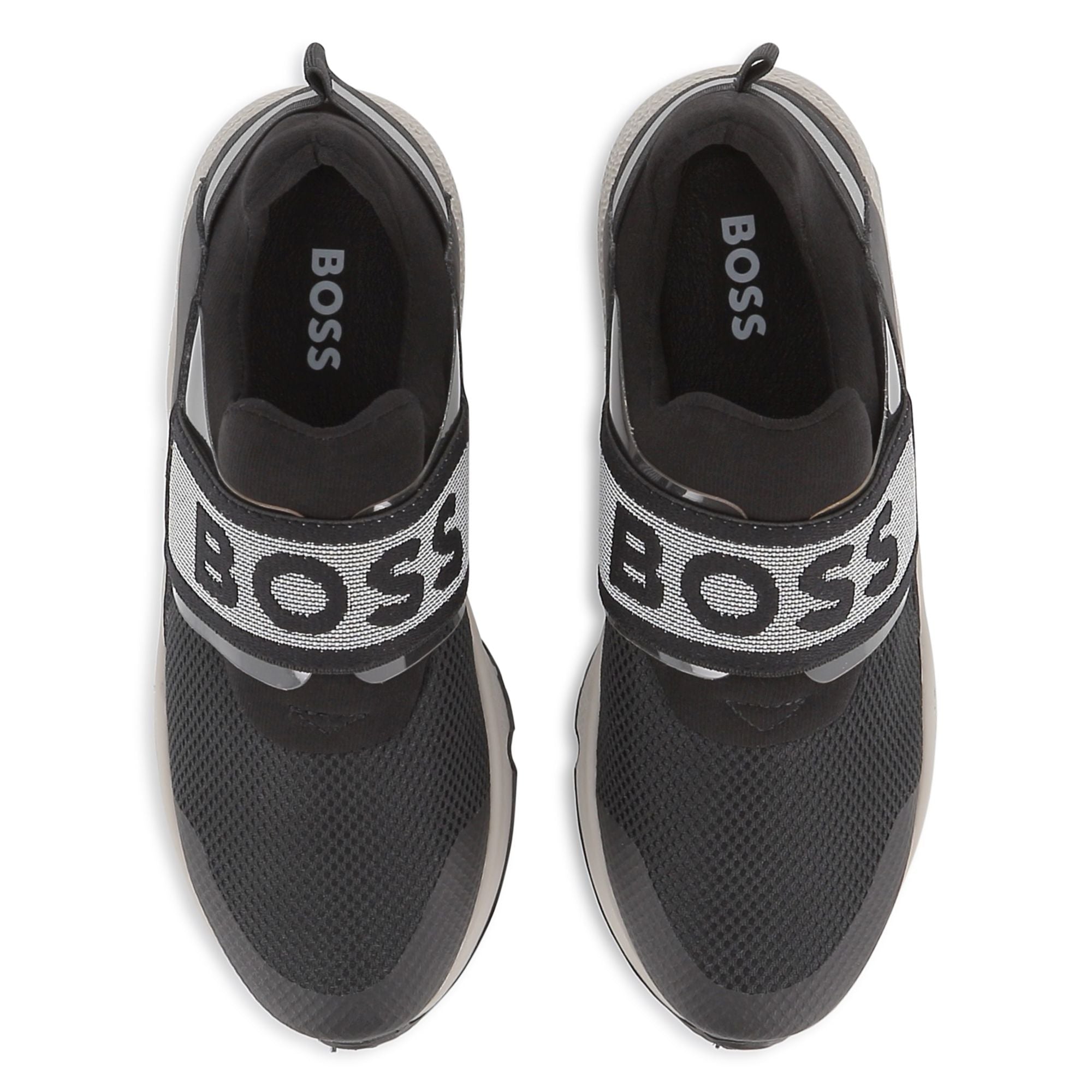 Sneakers Deportivas Elástico Negro