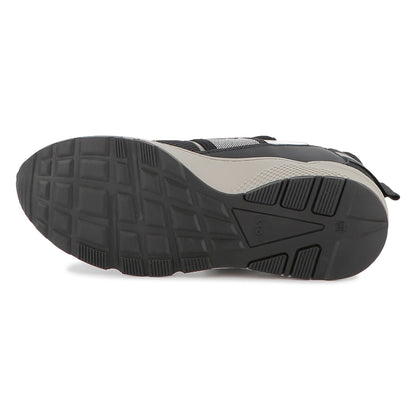 Sneakers Deportivas Elástico Negro