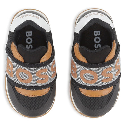 Sneakers Deportivas Elástico Negro