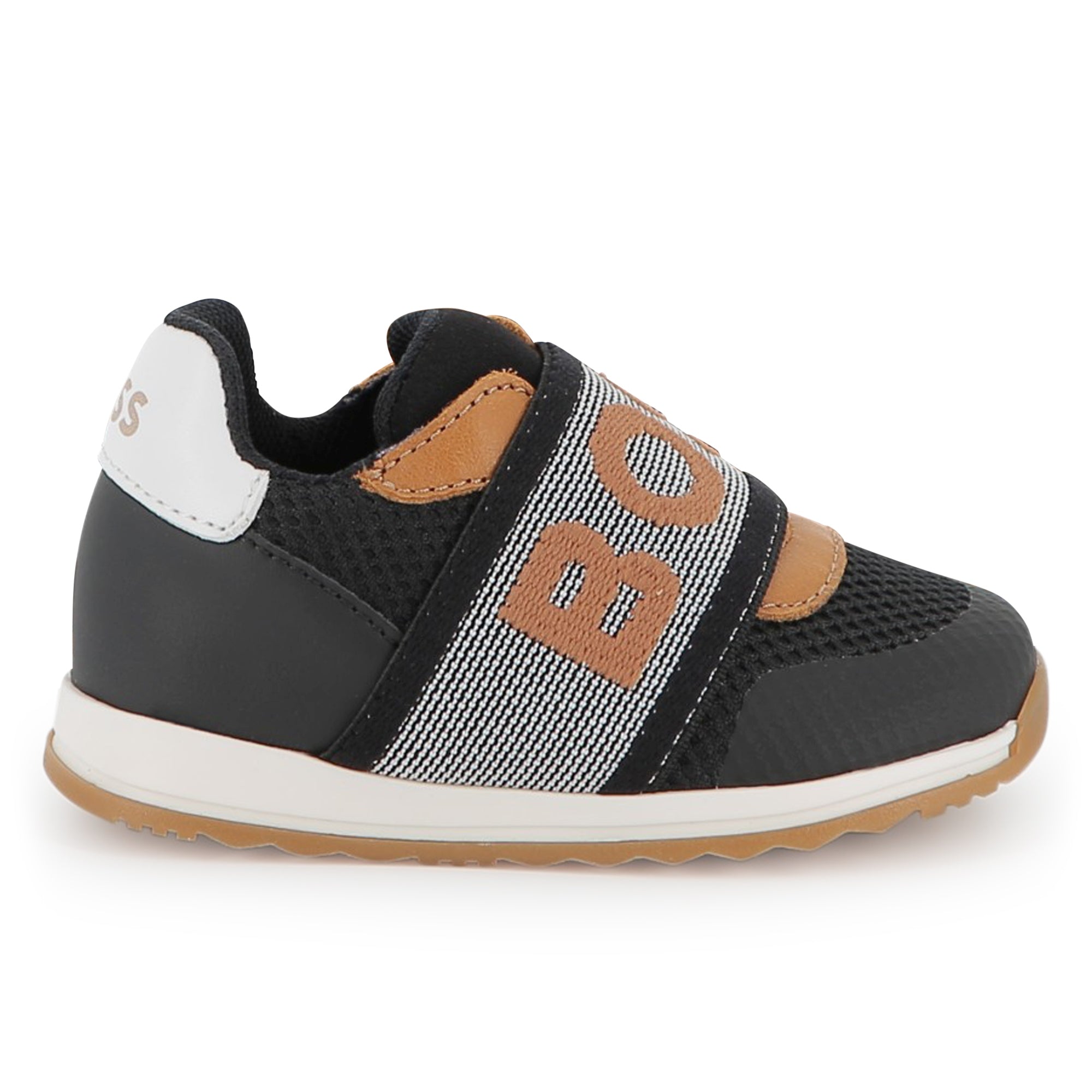 Sneakers Deportivas Elástico Negro