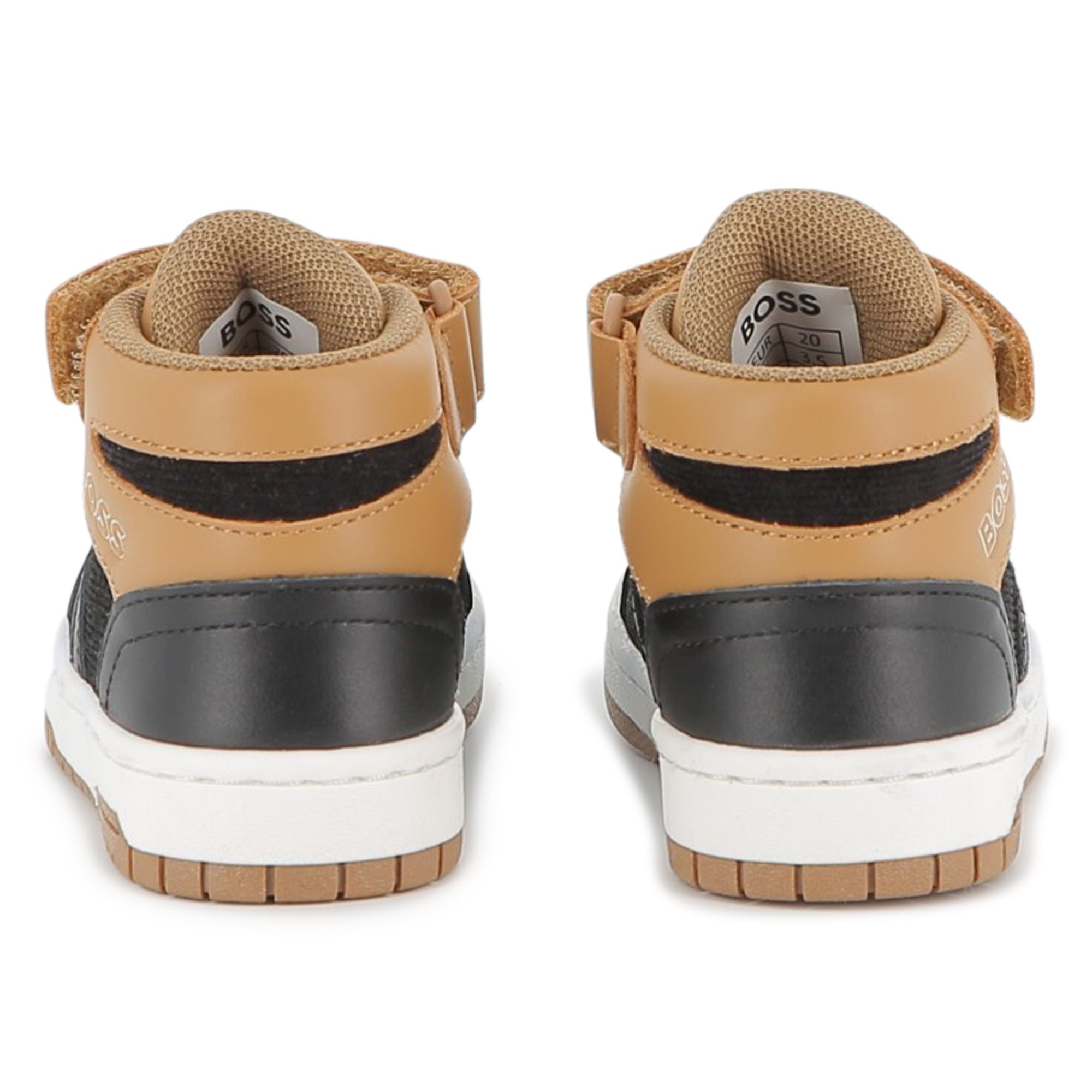 Sneakers Tipo Bota Camel