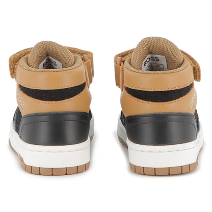 Sneakers Tipo Bota Camel