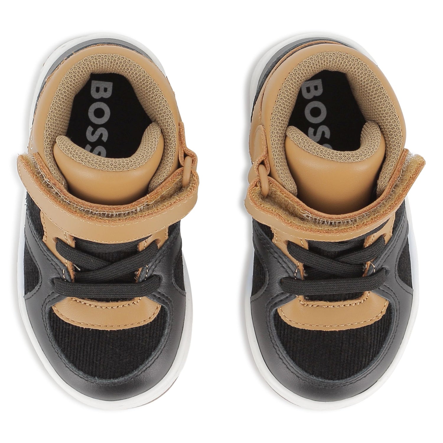 Sneakers Tipo Bota Camel