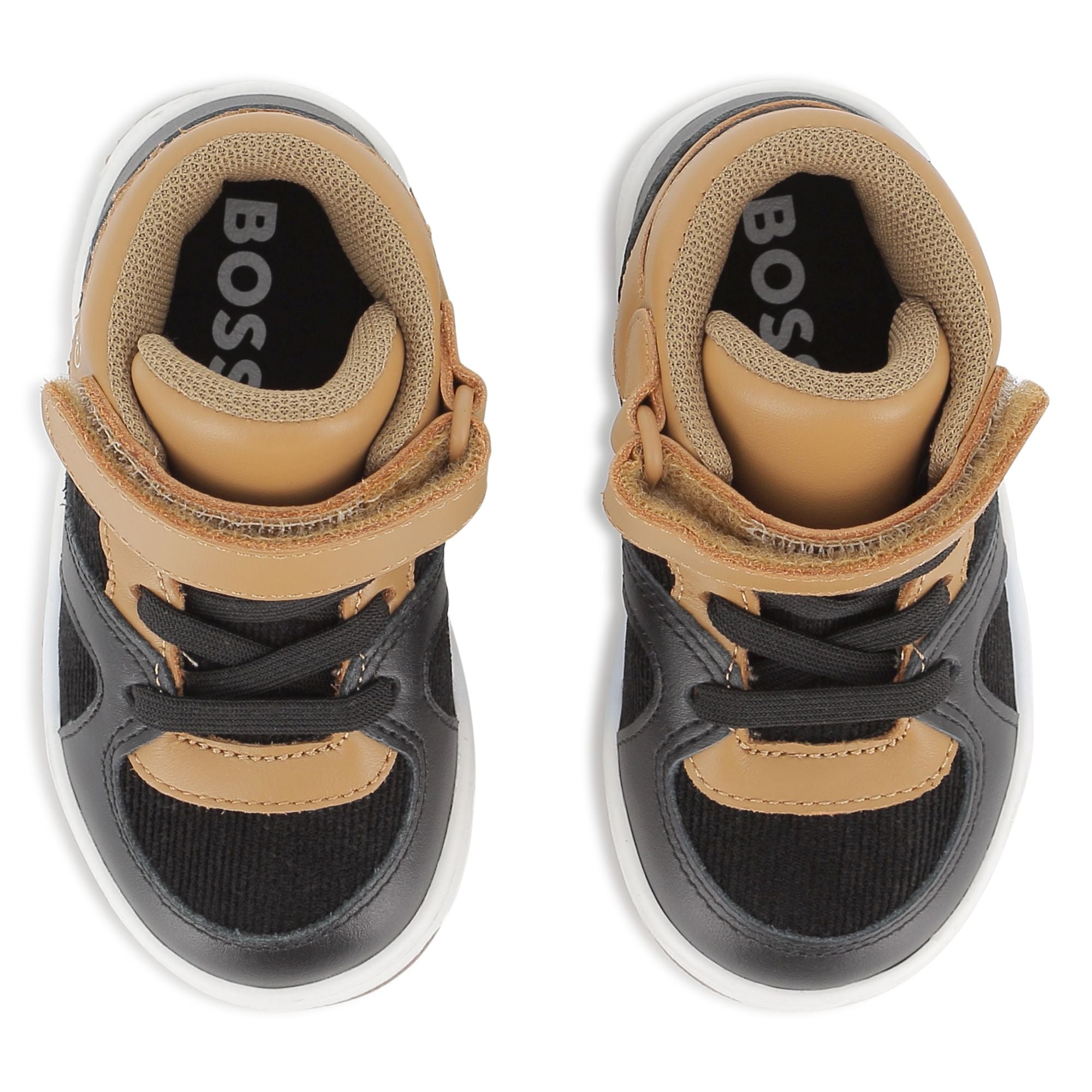 Sneakers Tipo Bota Camel