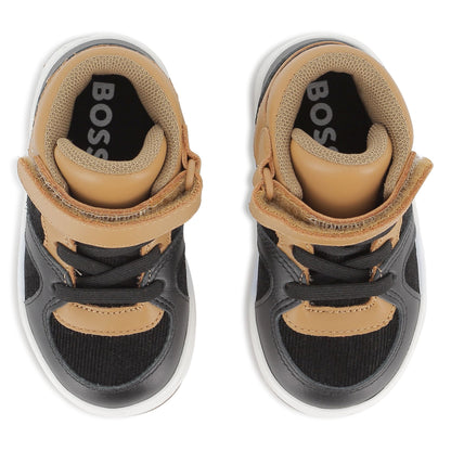 Sneakers Tipo Bota Camel