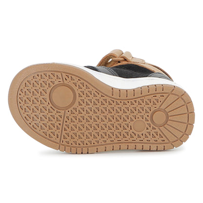 Sneakers Tipo Bota Camel