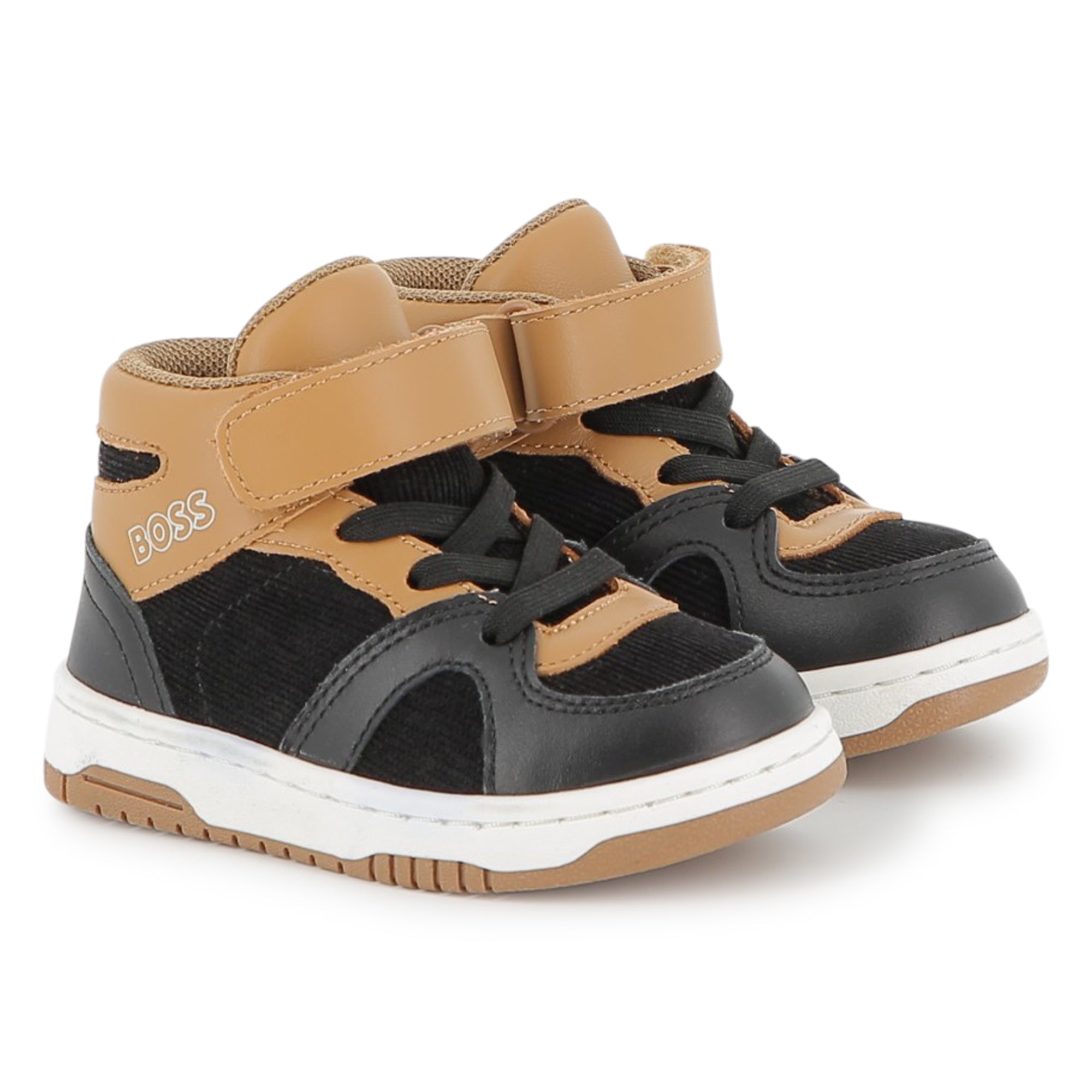 Sneakers Tipo Bota Camel
