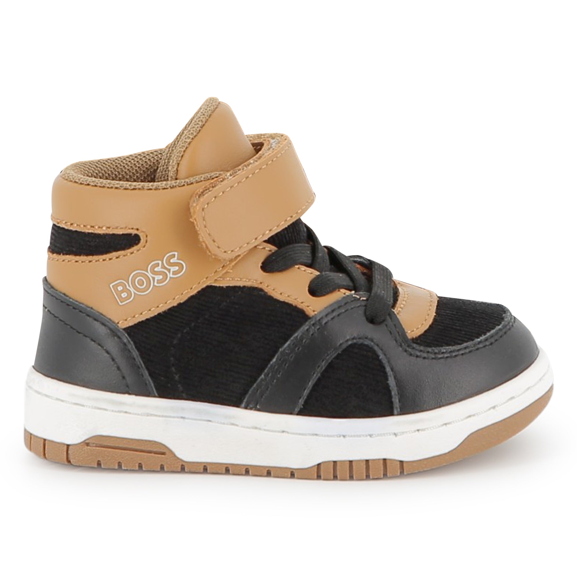 Sneakers Tipo Bota Camel