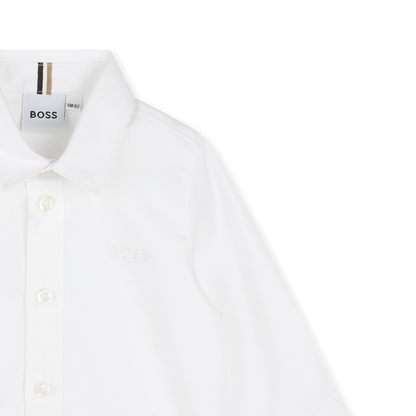 Camisa Oxford 100% Cotton Blanca