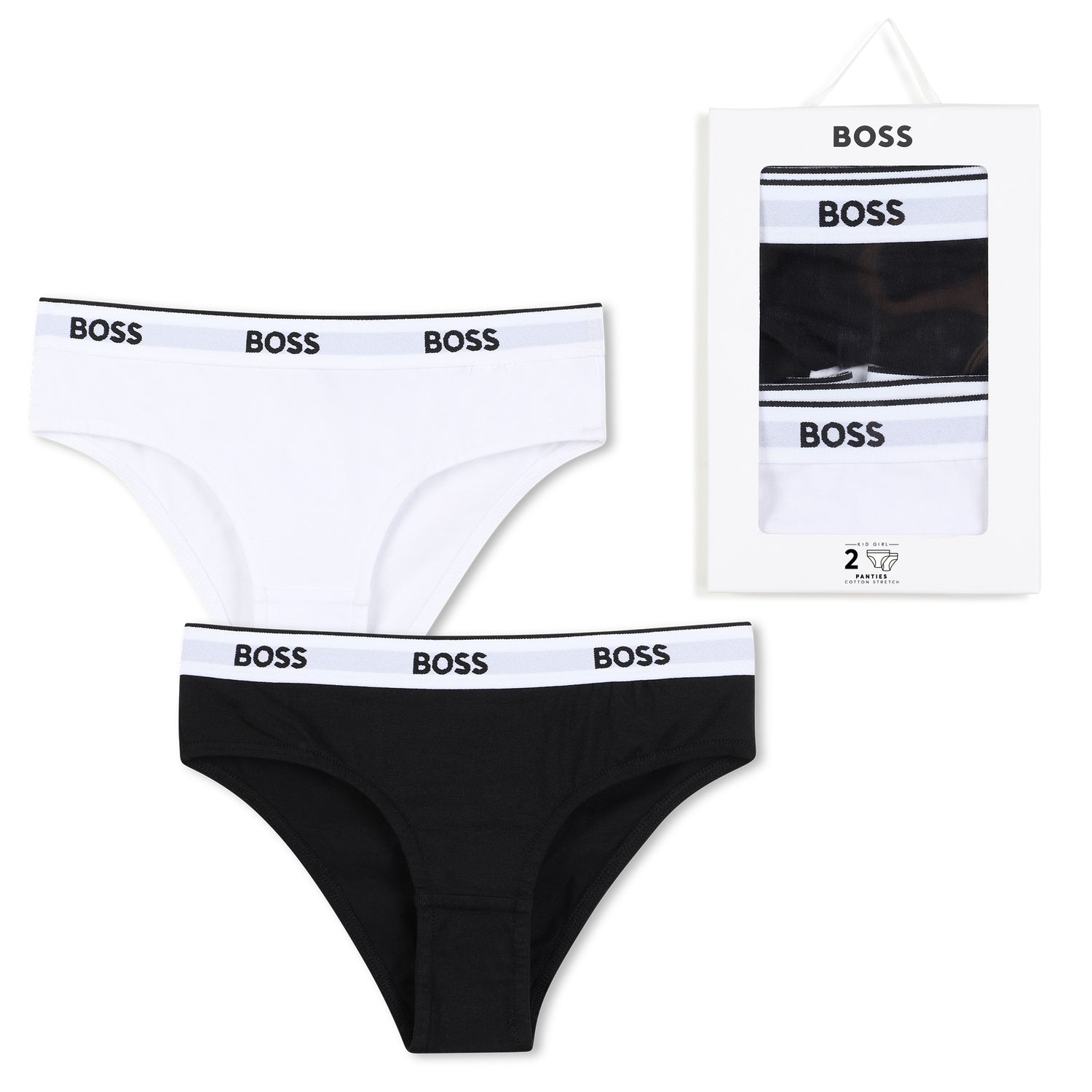 Pack 2 Panties Negro | Blanco