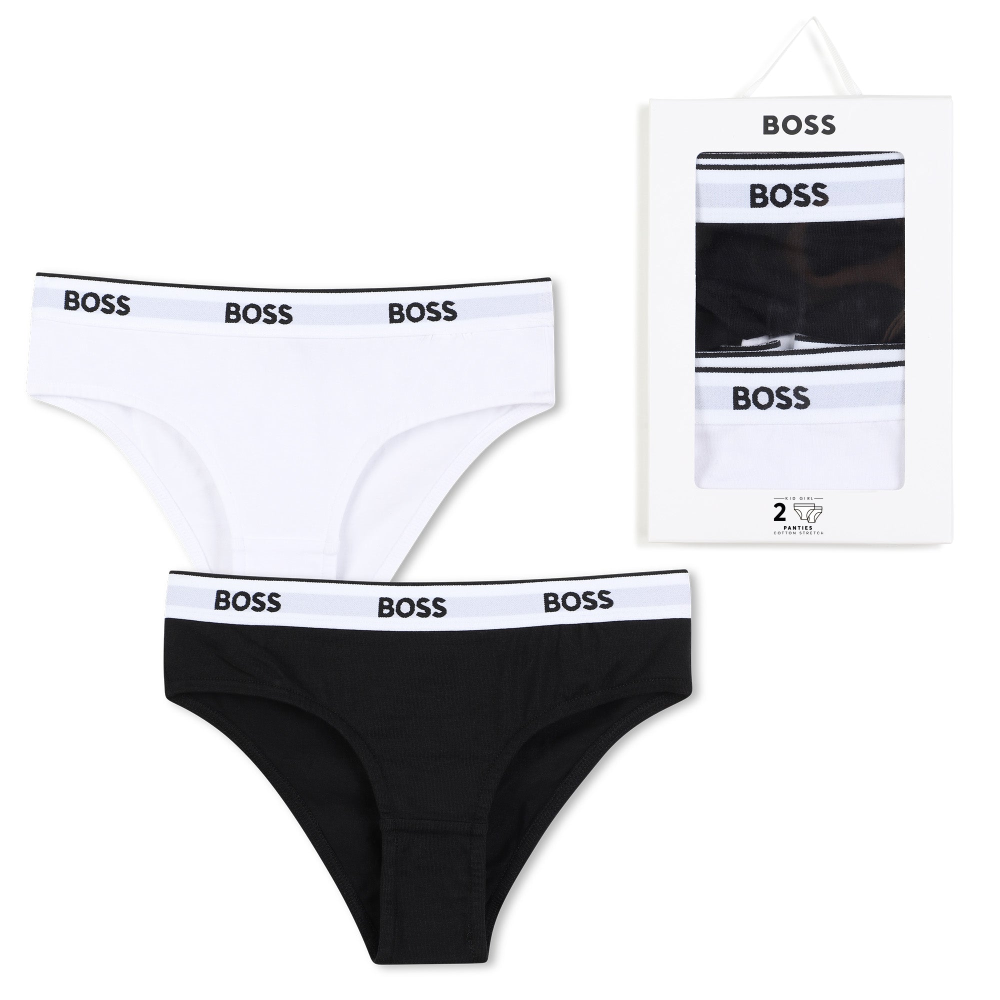 Pack 2 Panties Negro | Blanco