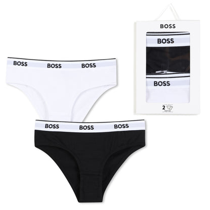 Pack 2 Panties Negro | Blanco