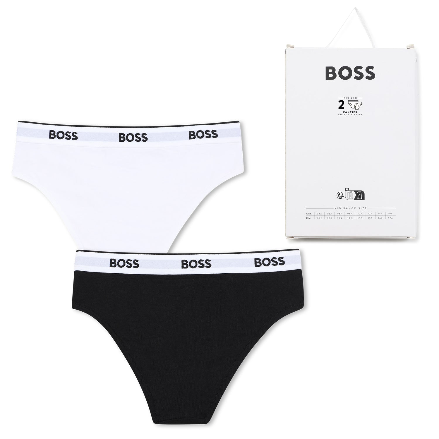 Pack 2 Panties Negro | Blanco