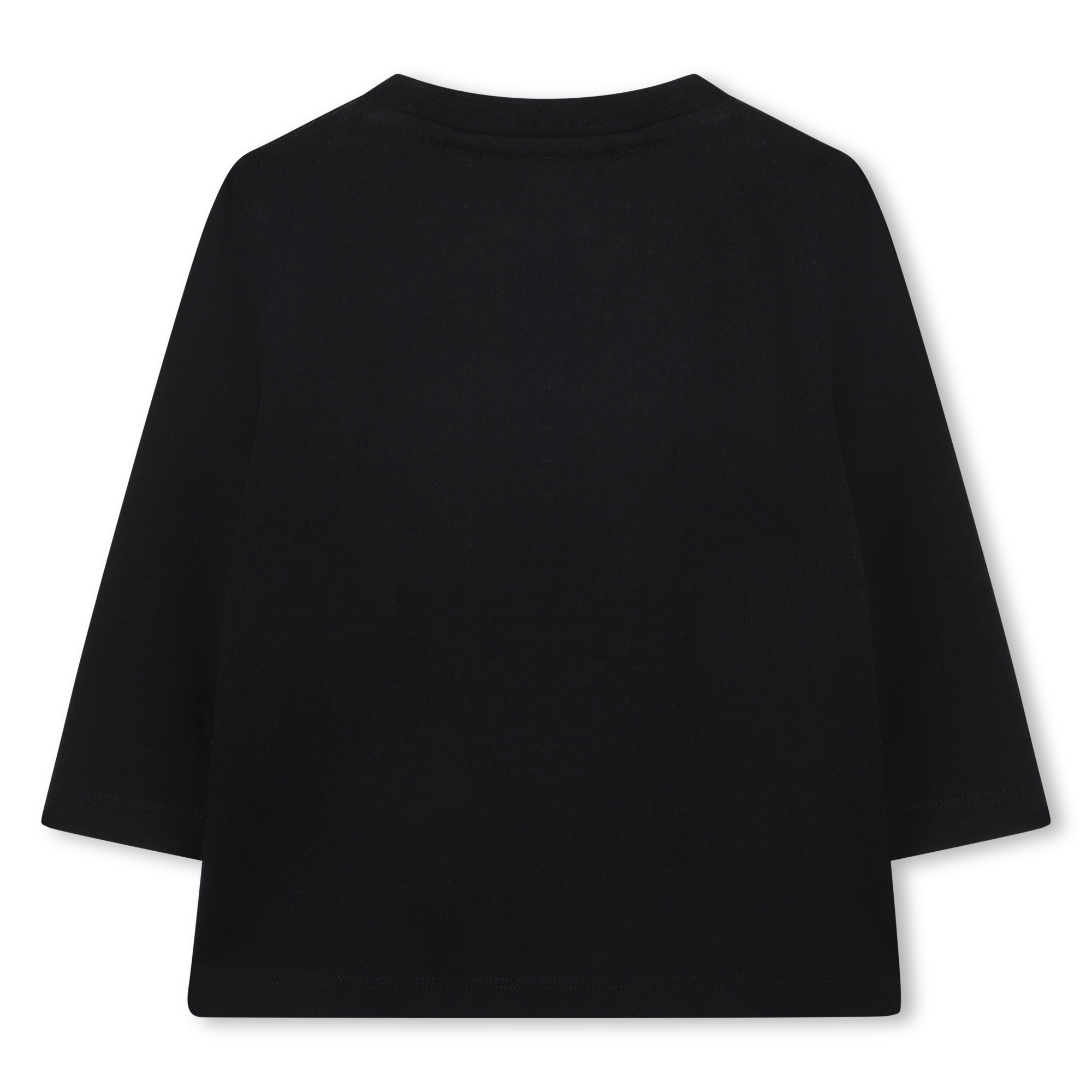 Camiseta Negra Estampado Fantasía