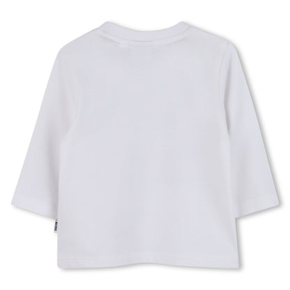 Camiseta Blanca Estampado Fantasía