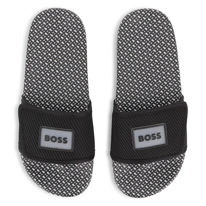 Chanclas Slide Monograma Negras