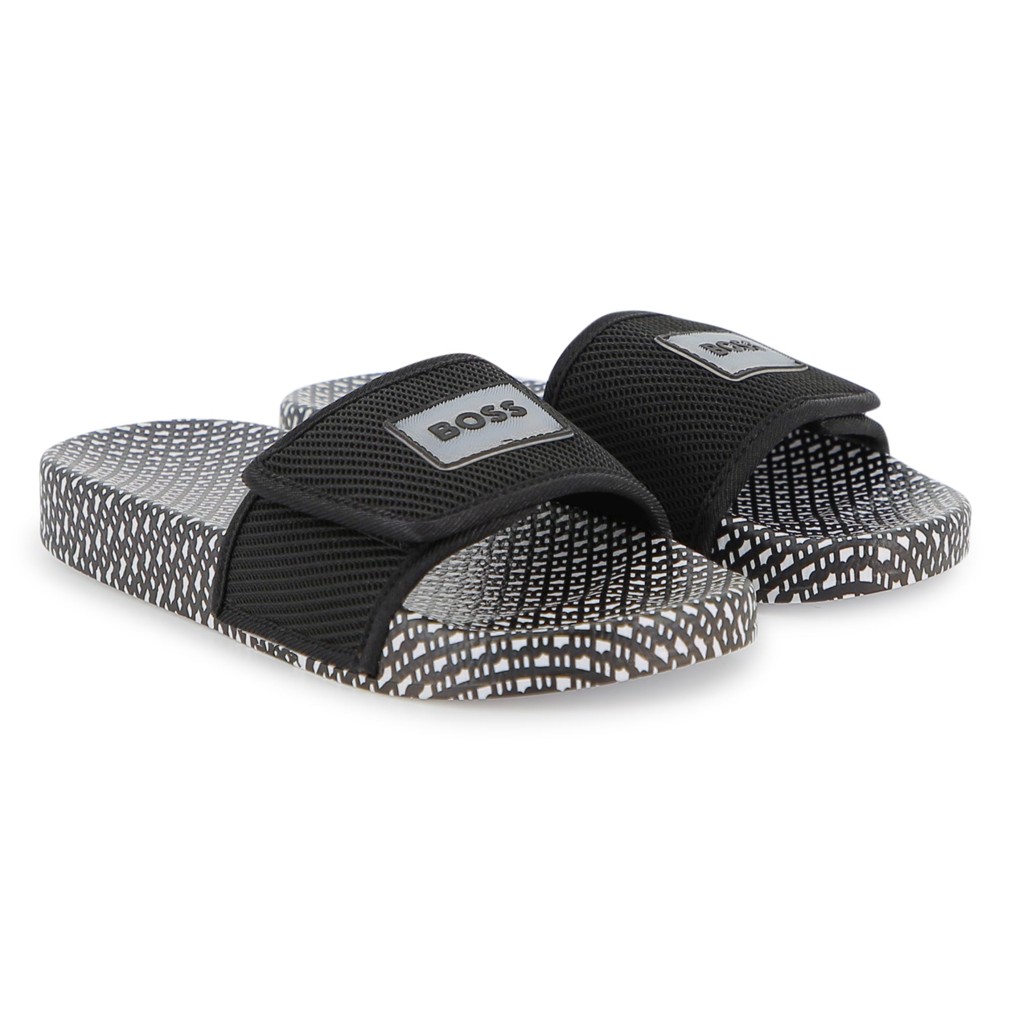 Chanclas Slide Monograma Negras