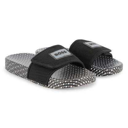 Chanclas Slide Monograma Negras