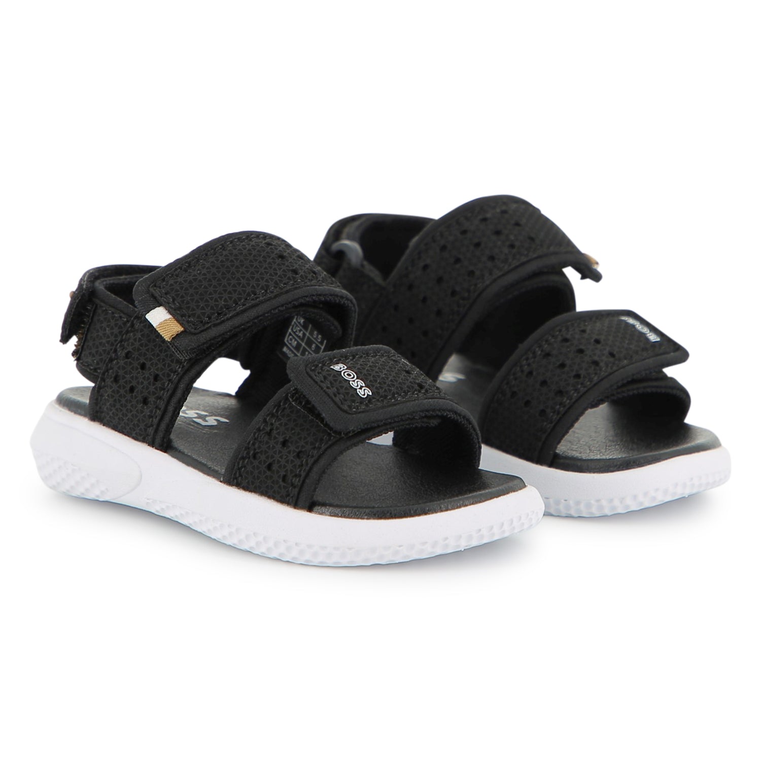 Sandalias Sintético | Textil Velcro Negro