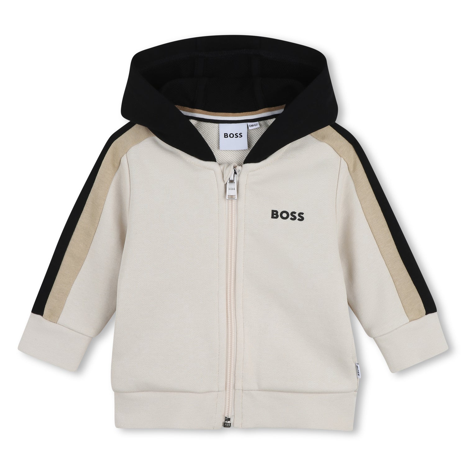 Set Cardigan Hooded &amp; Joggers Vainilla