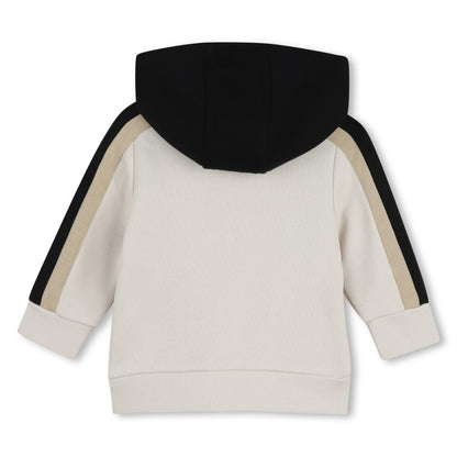 Set Cardigan Hooded &amp; Joggers Vainilla