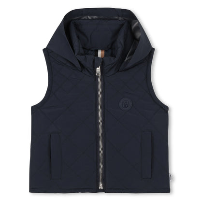 Chaleco Acolchado Hooded Azul