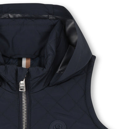 Chaleco Acolchado Hooded Azul