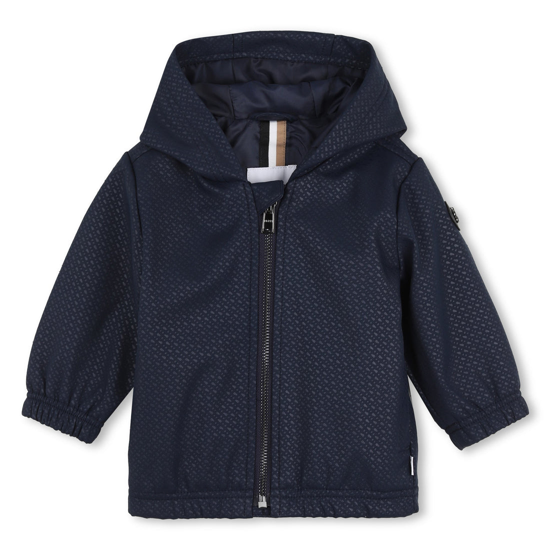 Cortavientos Hooded Monograma Double B Azul