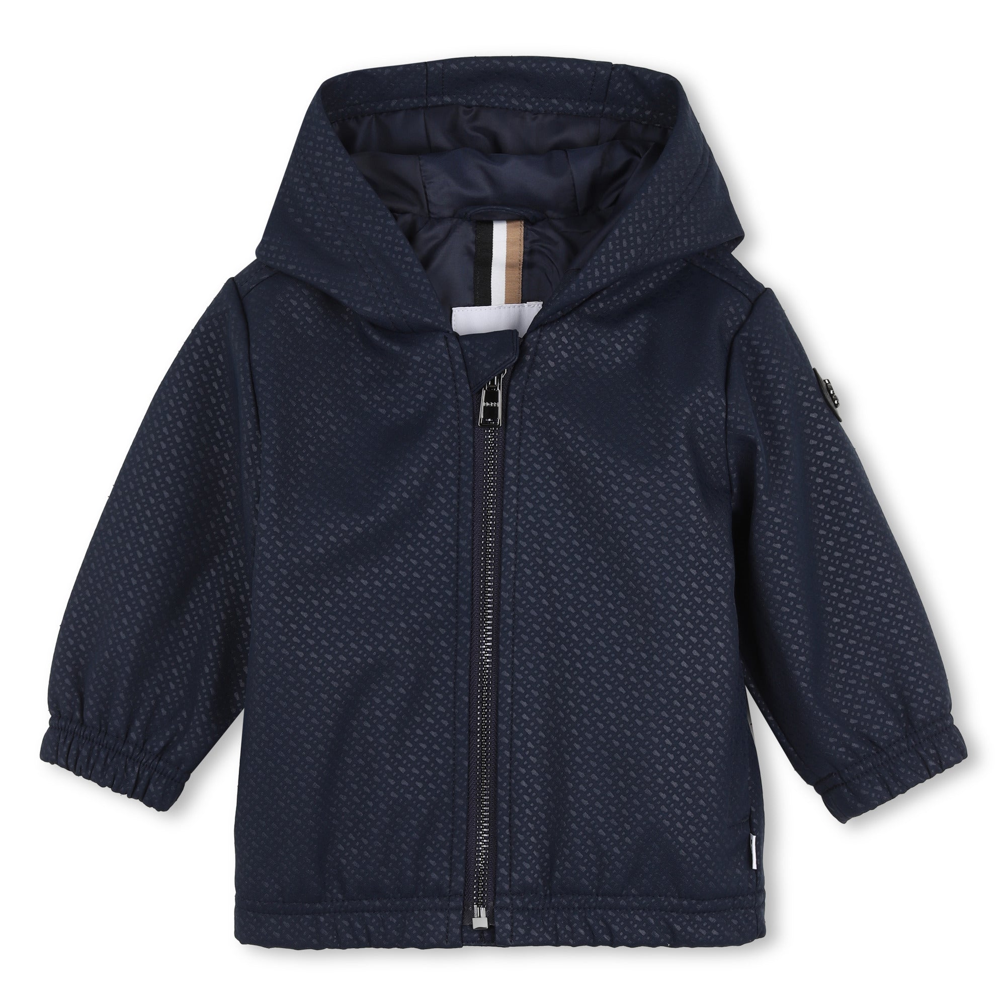 Cortavientos Hooded Monograma Double B Azul
