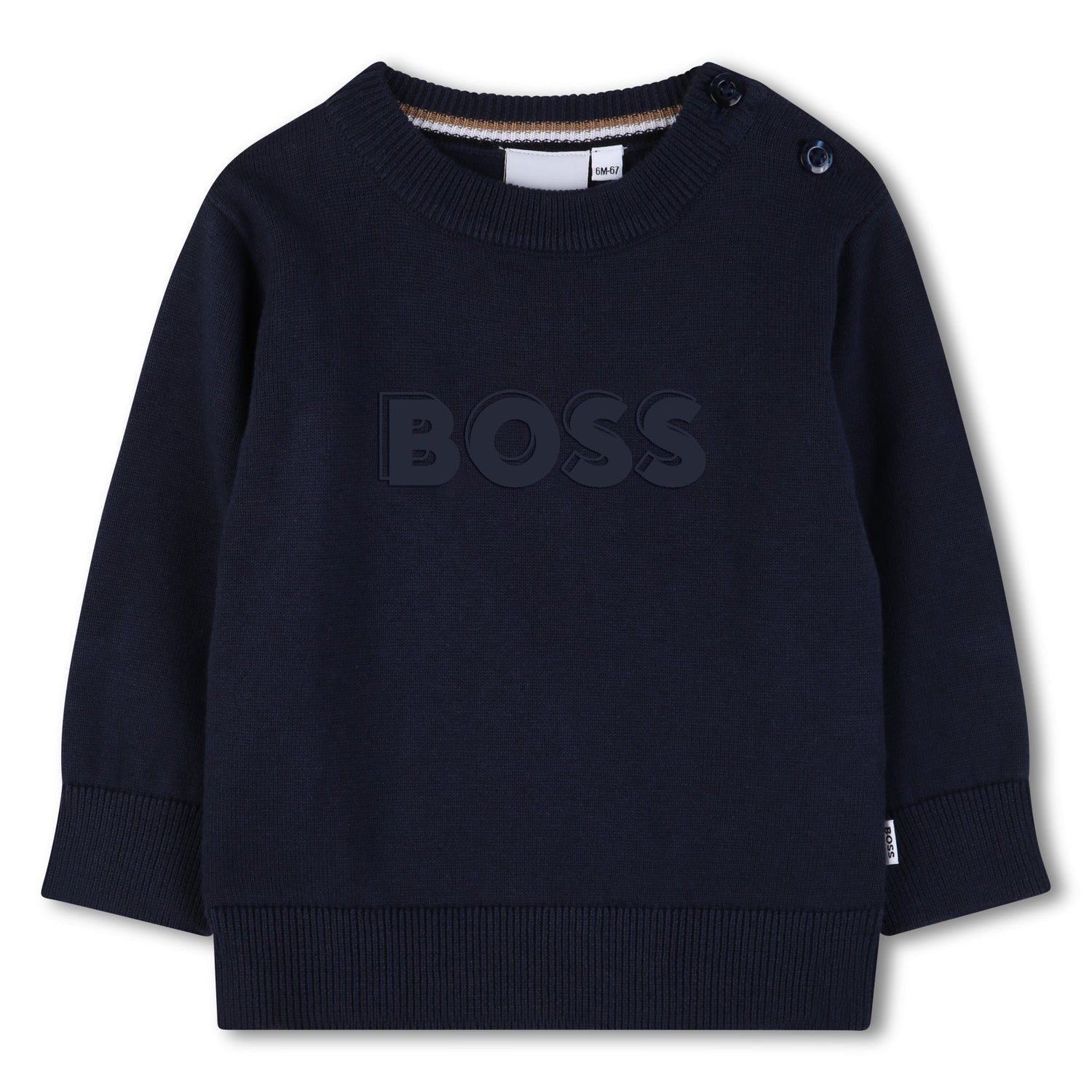 Sweater Tejido Hilo Classic Azul