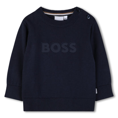 Sweater Tejido Hilo Classic Azul