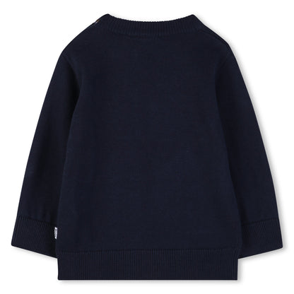 Sweater Tejido Hilo Classic Azul
